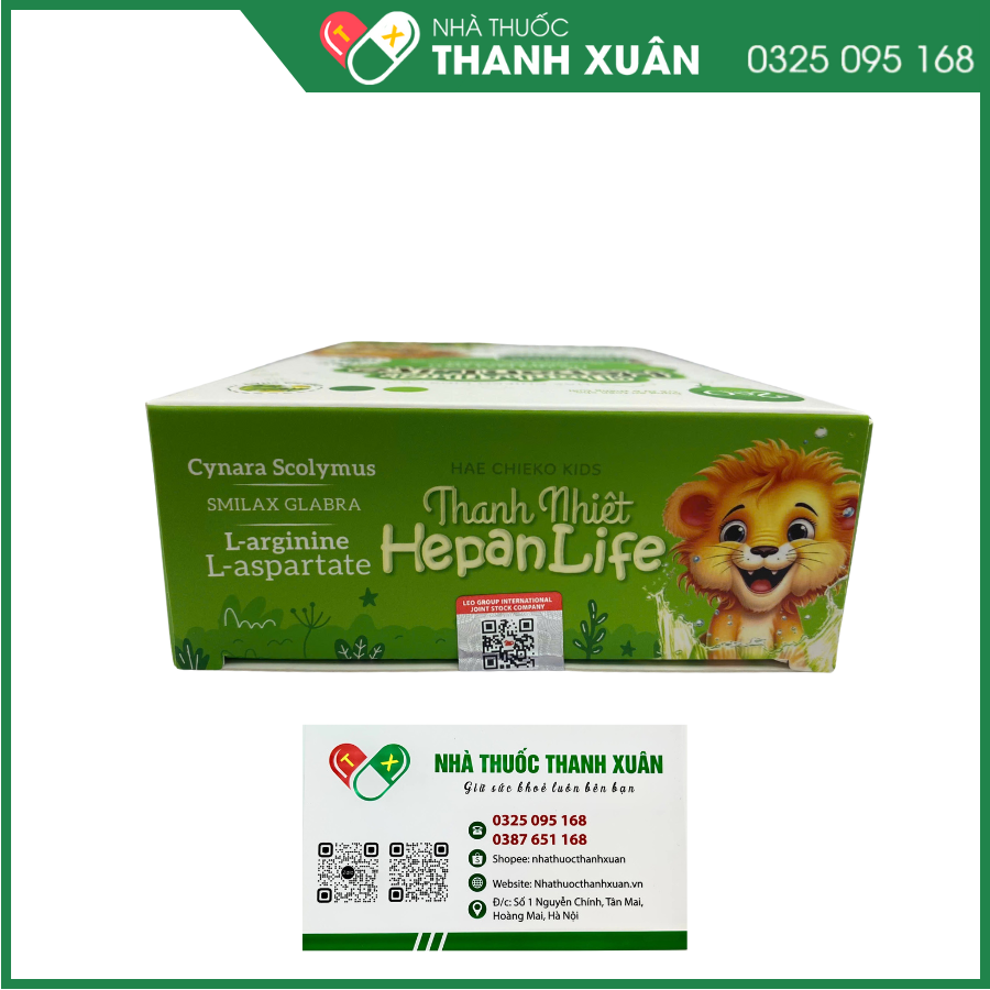Siro Thanh nhiệt Hepan Life hỗ trợ mát gan, giải độc gan, táo bón